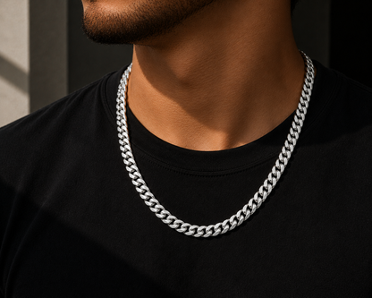 925 Sterling Silver 5MM Miami Cuban Chain & Bracelet