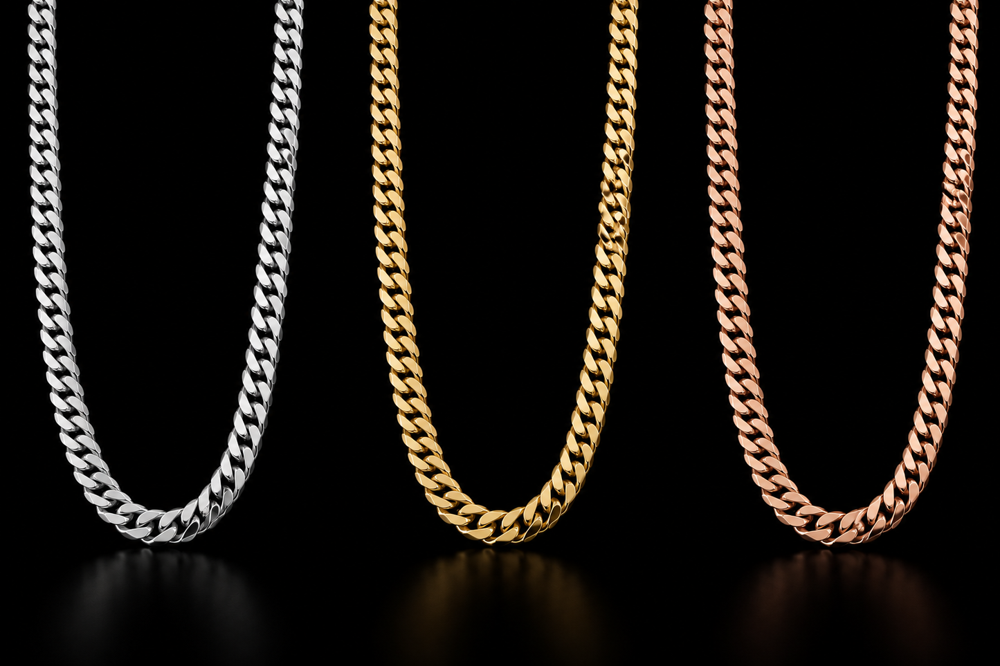 925 Sterling Silver 5MM Miami Cuban Chain & Bracelet