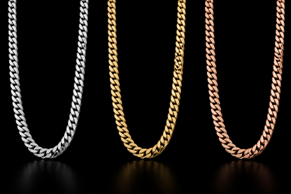 925 Sterling Silver 5MM Miami Cuban Chain & Bracelet