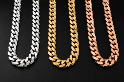 925 Sterling Silver 7MM Miami Cuban Chain & Bracelet