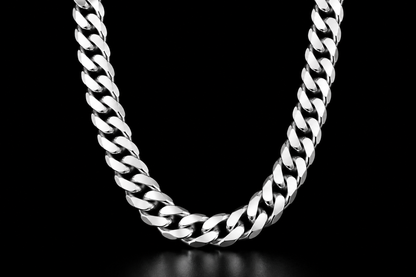 925 Sterling Silver 7MM Miami Cuban Chain & Bracelet