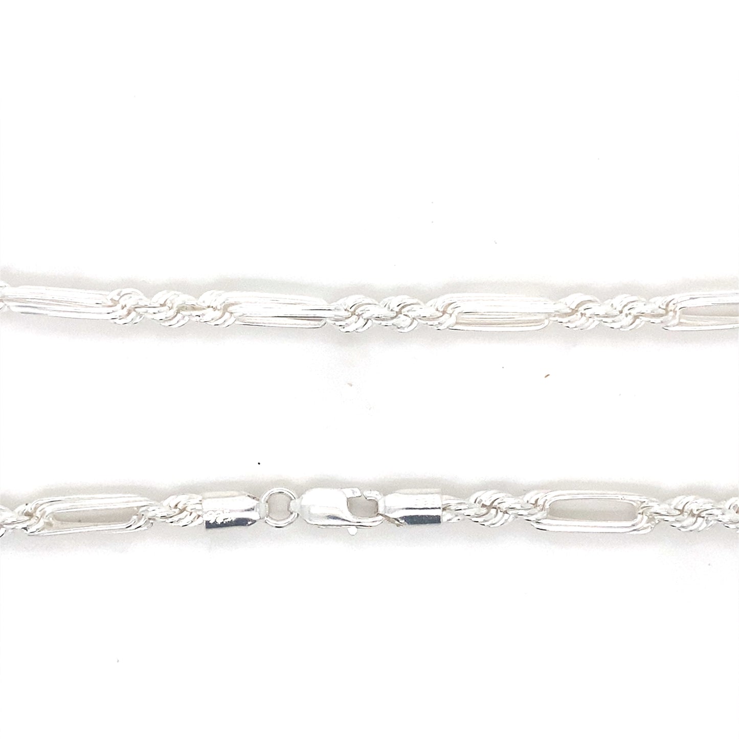 925 Sterling Silver Milano 22” 4.5MM Chain Necklace