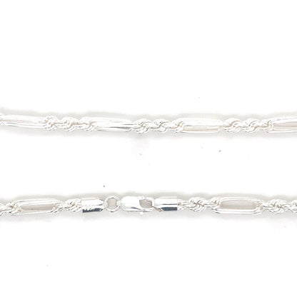 925 Sterling Silver Milano 22” 4.5MM Chain Necklace