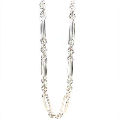 925 Sterling Silver Milano 22” 4.5MM Chain Necklace