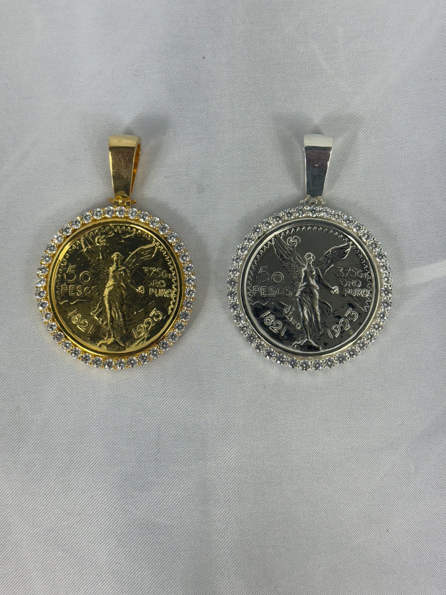 925 Silver Centenario Pendant