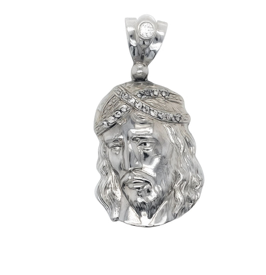 Jesus Pendant In 925 Sterling Silver