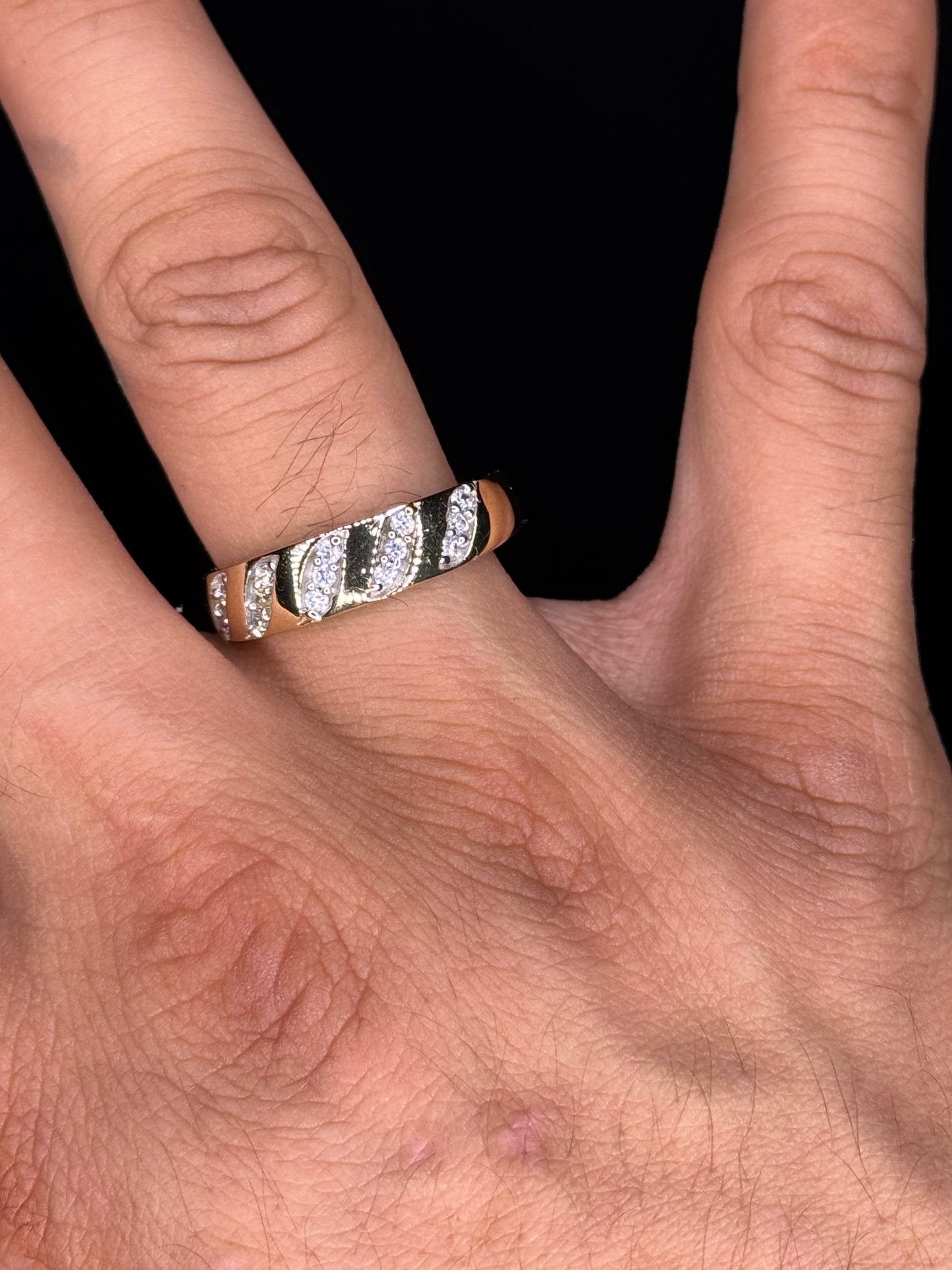 14K Yellow Gold Men Band