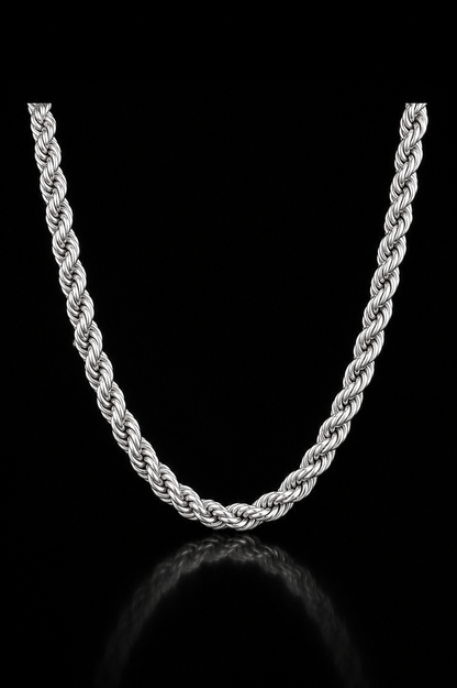 925 Silver 5MM Rope Chain
