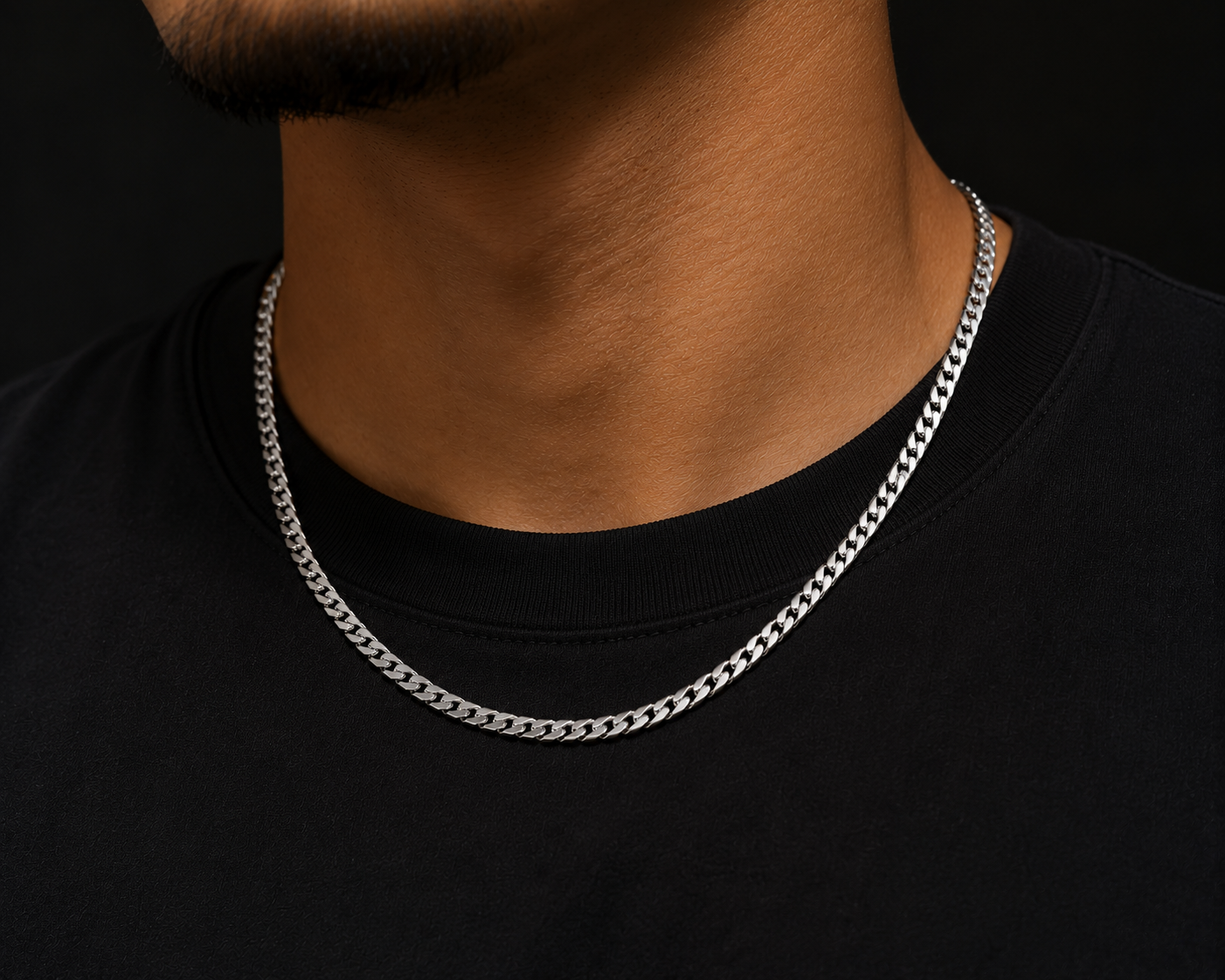 925 Sterling Silver 3MM Miami Cuban Chain & Bracelet