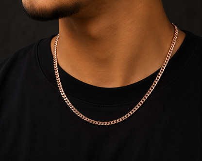 925 Sterling Silver 3MM Miami Cuban Chain & Bracelet