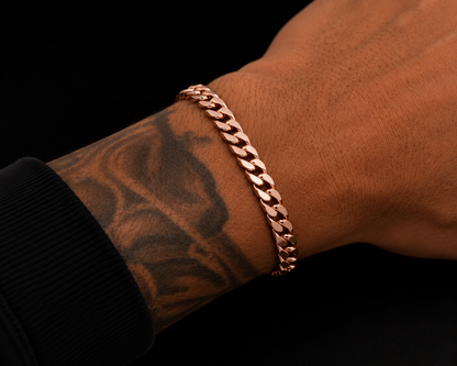 925 Sterling Silver 4MM Miami Cuban Chain & Bracelet