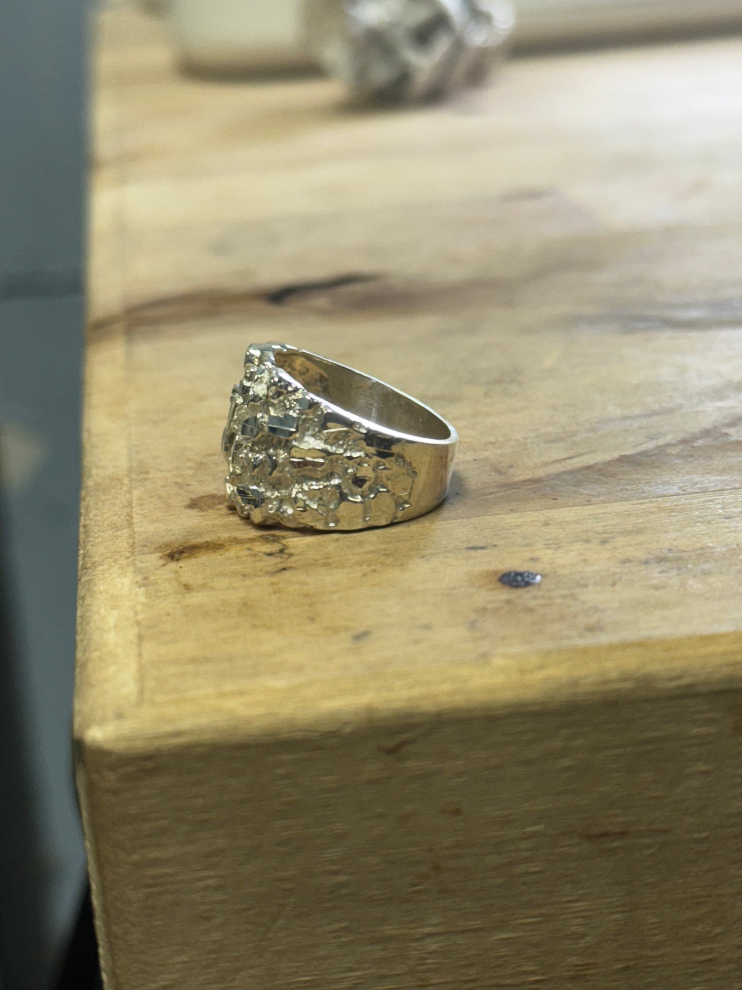 (Pre Order) 925 Silver Nugget Ring