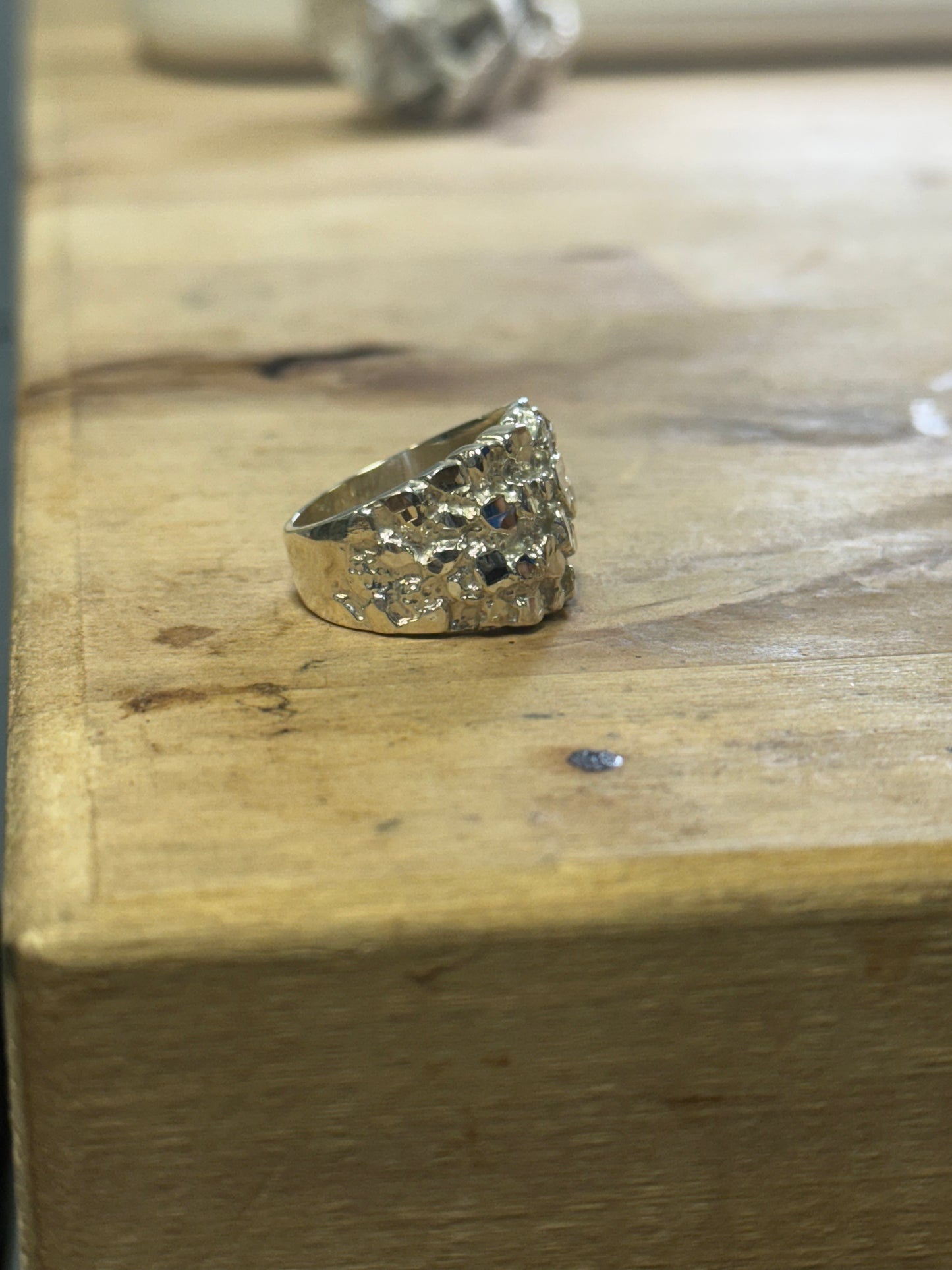 (Pre Order) 925 Silver Nugget Ring