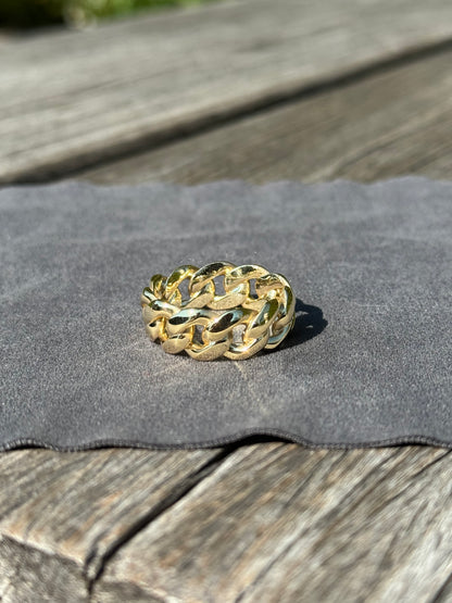 925 Silver Cuban Ring